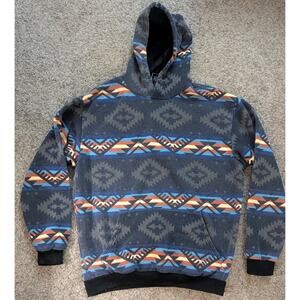Original Deluxe Fleece Hoodie - Southwest Aztec Pattern - Men's XL